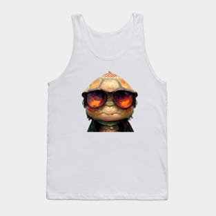 Cool Turtle In The Sunglasses Tank Top